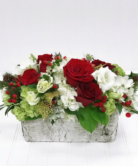 Birch Planter Centerpiece