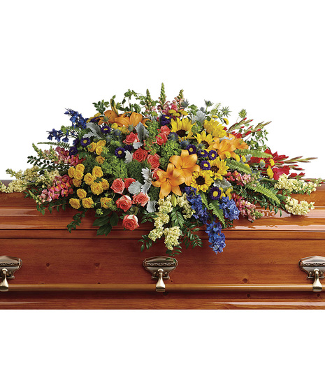 Celebration of Life Casket Spray