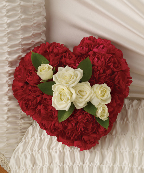 Heart Pillow Casket Insert