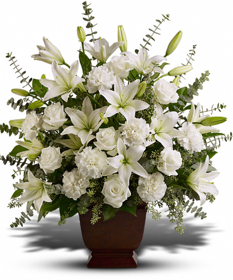 All White Sympathy Basket